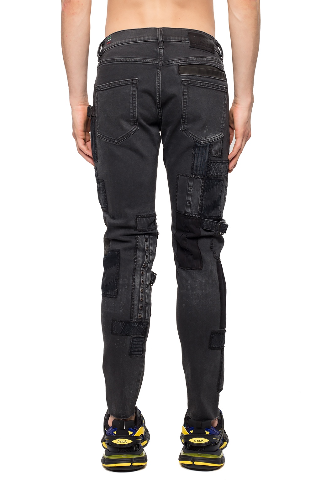 Diesel ‘D-Strukt’ jeans with patches | Men's Clothing | Vitkac